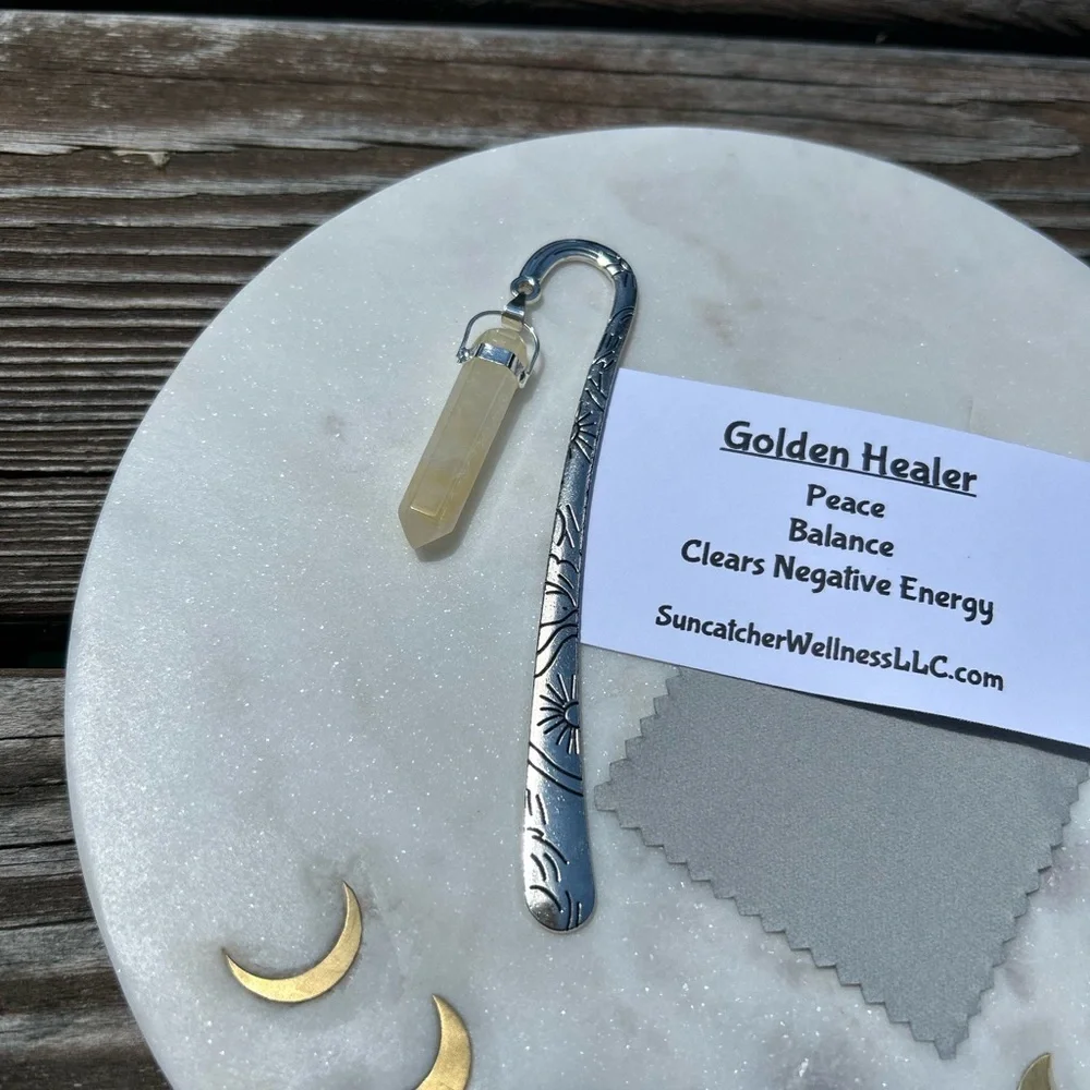 Golden Healer Sunshine Metal Bookmark
